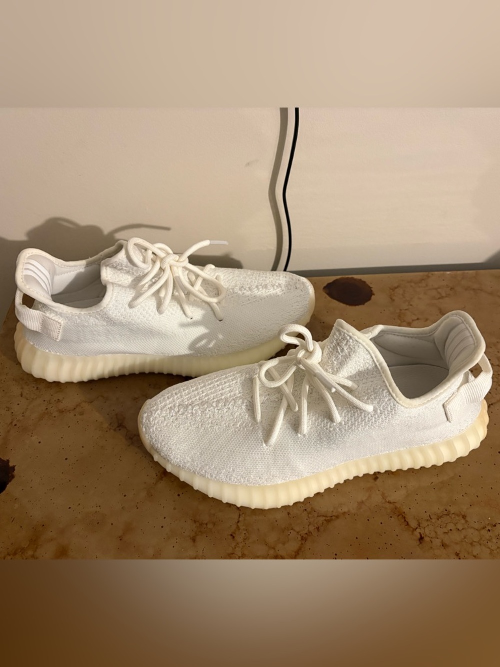 adidas Yeezy Boost 350 V2 White with Cream Sole